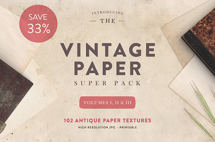 The Vintage Paper Super Pack