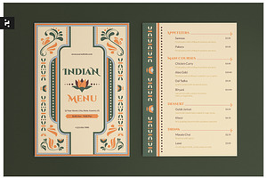 Indian Restaurant Menu