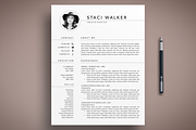 Professional Resume Template 3 Page, a Resume Template by The Creative Resume (Thumbnail 1 of 8)
