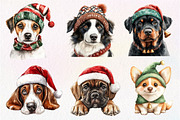 Dog Christmas Sublimation Clipart, an Illustration by Dream Creation (Thumbnail 2 of 7)