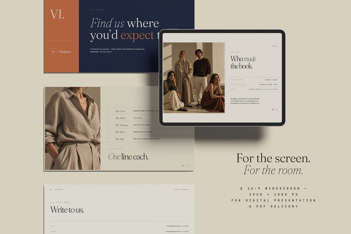 MARGAUX / Lookbook Template, a Presentation Template by Leleka.Store (Photo 12 of 16)