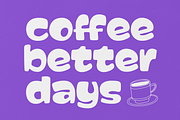 Chubby Gum - A Playful Chunky Font, a Sans Serif Font by agnyhasyastudio (Thumbnail 11 of 15)