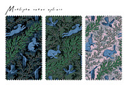 Moonlit Woodland — Winter Patterns, an Animal Illustration by Liiafis (Thumbnail 4 of 15)