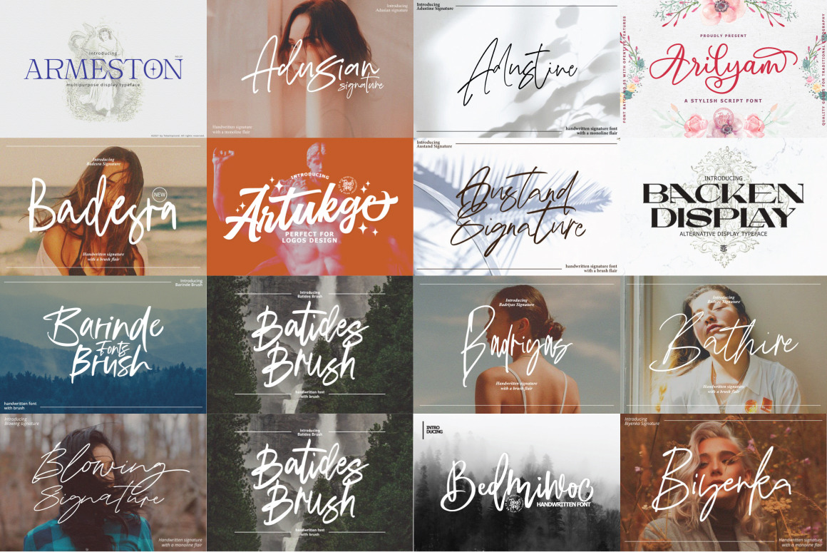 The Amazing Handwritten Font Bundles, a Handwritten Font by tebaltipislab (Photo 2 of 8)