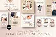 Coach & Course Creator Social Pack, a Social Media Template by Mirazz (Thumbnail 13 of 13)