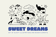 Sweet Dreams | Graphic collection, a Graphic by katieromanoff_art (Thumbnail 1 of 10)