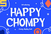 Happy Chompy Funny Display Font, a Font by PutraCetol Studio (Thumbnail 1 of 5)