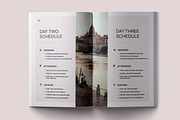 Travel Itinerary Book, Travel Guide, a Brochure Template by Niofix (Thumbnail 2 of 6)