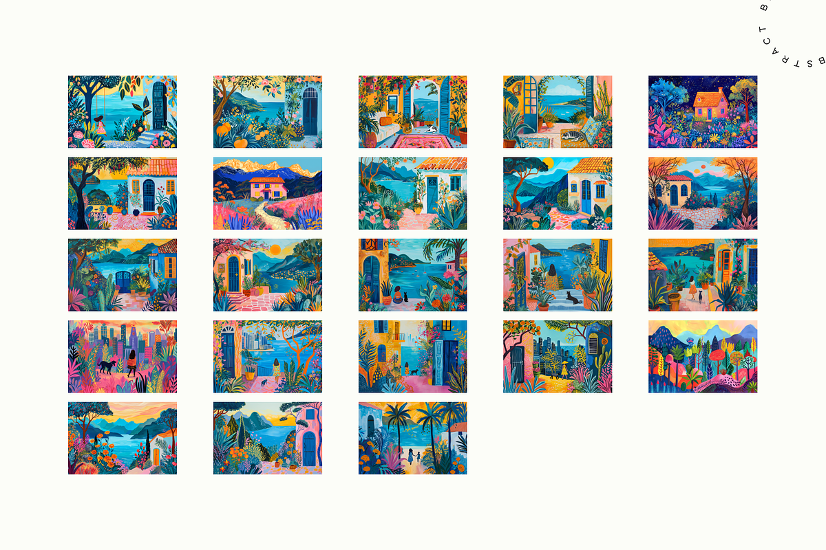 Fauvist Expressive Vibes Images, a Wallpaper Graphic by Lumeno (Photo 3 of 5)