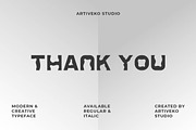 Belinte Unique Sans Font, a Sans Serif Font by Artiveko (Thumbnail 8 of 8)