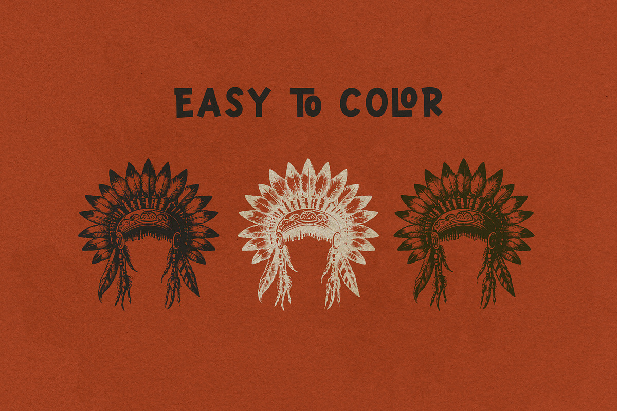 Wild West - 20 Vintage Elements, an Object Graphic by elliazidi.designs (Photo 3 of 3)