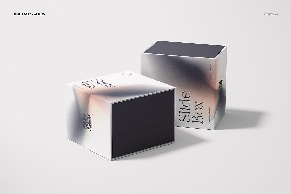 Slide Gift Box Mockup Set, a Packaging Mockup by Creatsy (Photo 12 of 15)