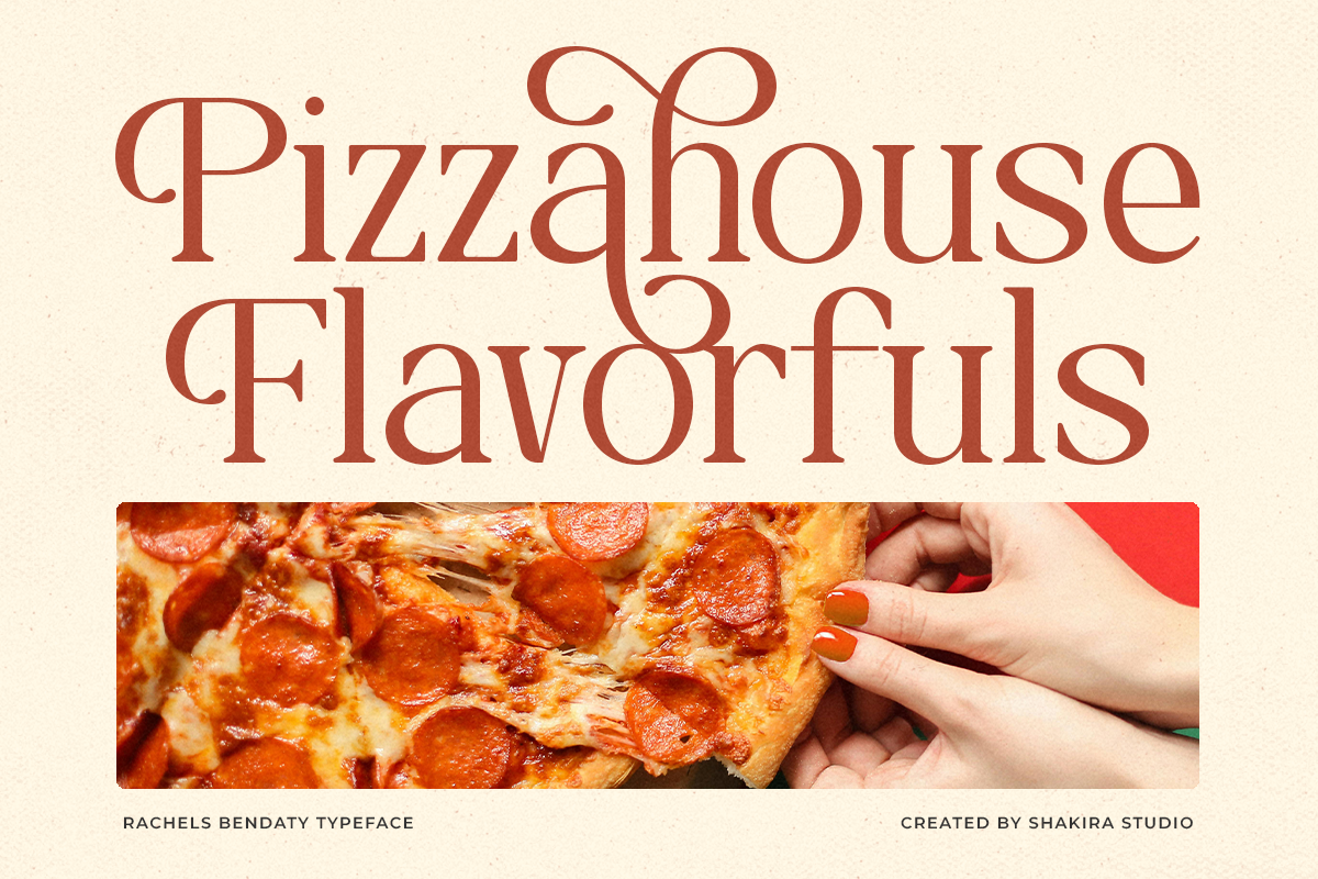Rachels Bendaty - Retro Serif, a Font by Shakira Studio (Photo 4 of 10)