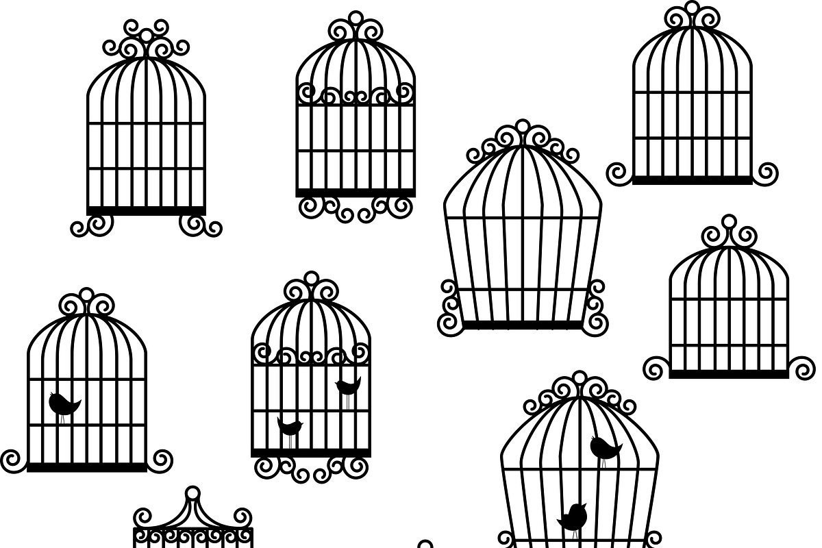 Birdcages Photoshop Brushes preview 6