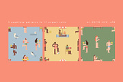 Geometric Life - Beach Activities, a Person Illustration by Léo Alexandre (Thumbnail 11 of 16)