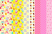 Party set with cute kitty, an Animal Illustration by KawaiiFactory (Thumbnail 3 of 4)