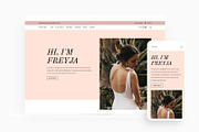 Freyja - Woman Entrepreneur Theme, a WordPress Template by Sparrow & Snow Themes (Thumbnail 1 of 11)