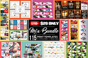 115 Print Templates Big Bundle, a Flyer Template by Business Flyers (Thumbnail 1 of 14)
