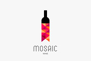 Mosaic Wine Logo, a Branding & Logo Template by blooon (Thumbnail 1 of 5)