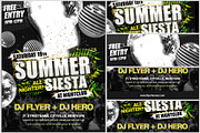 Summer Siesta Flyer Template, a Flyer Template by FlyerHeroes (Thumbnail 4 of 4)