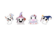 Retro Groovy Baby Ghost, a Seasonal Illustration by Sense Library (Thumbnail 8 of 9)