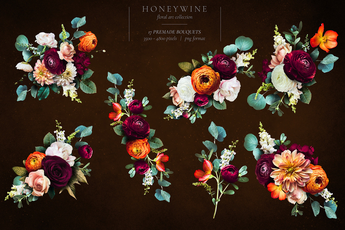 Honeywine Floral Art Collection, an Object Graphic by Eclectic Anthology (Photo 15 of 19)