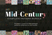 The 1950s Retro Patterns Collection, a Pattern Graphic by Wingsart Studio (Thumbnail 1 of 6)