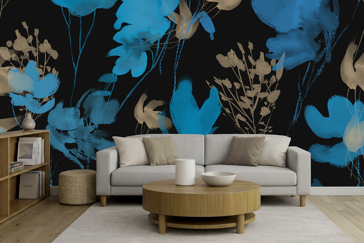 Watercolor Floral Pattern, a Pattern Graphic by MartinShop (Photo 5 of 10)