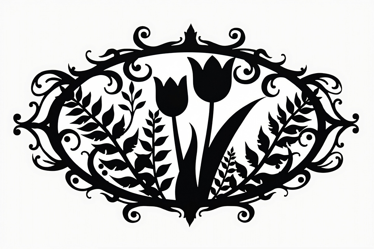 Elegant Floral Frame Set, an Illustration by BIPLOB EXPERT (Photo 3 of 9)