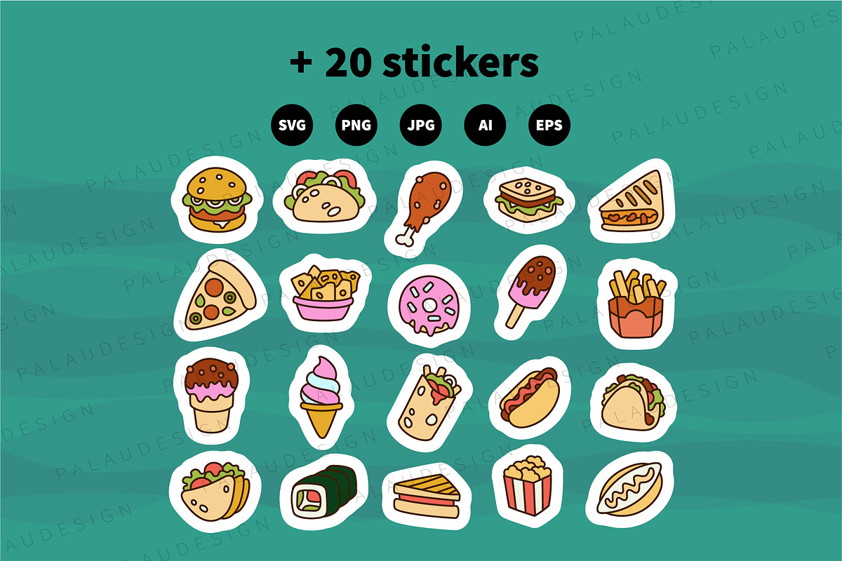 Fast Food Clipart, a Food Illustration by Palau (Photo 10 of 10)