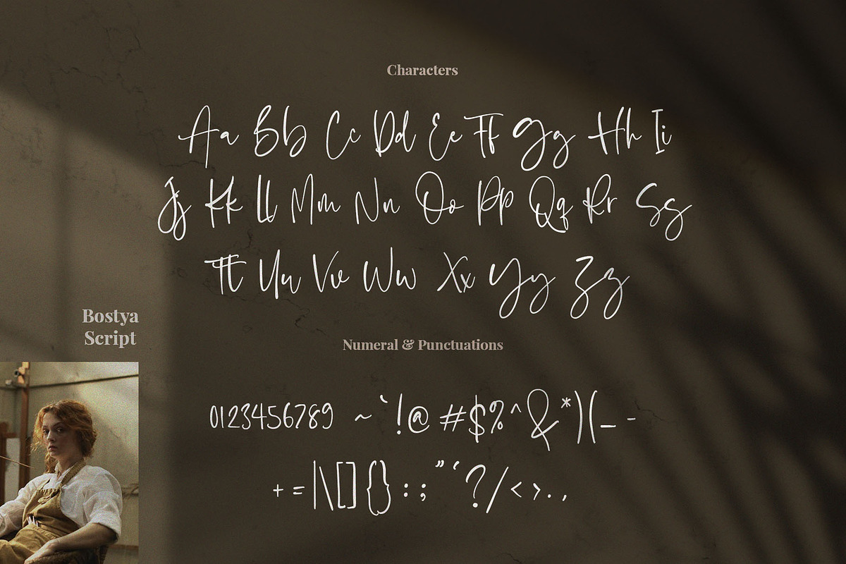 Bostya - Aesthetic Script preview 8