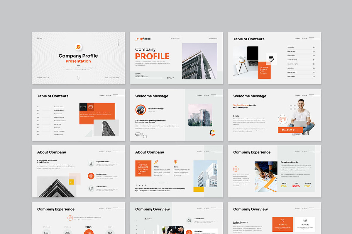 Company Profile Presentation, a Presentation Template by GenerousArt (Photo 7 of 8)