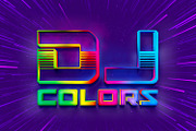 Rainbow Colors Photoshop Text Effect, a Layer Style Add-On by angelicafx (Thumbnail 5 of 7)