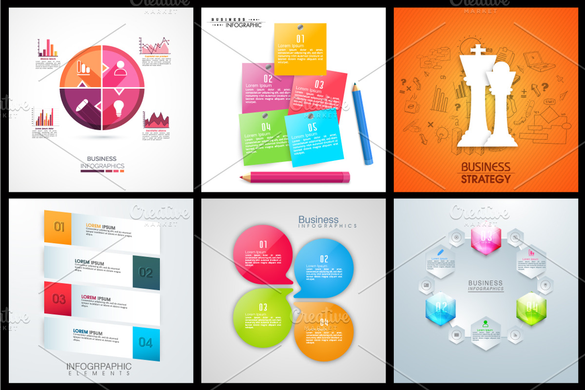 Business Infographic Sets Vol - 6, a Work Illustration by Allies Interactive (Photo 7 of 9)