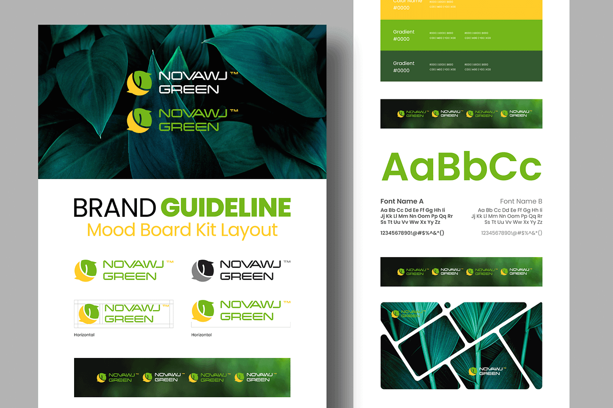 Brand Identity Mood Board Kit, a Landing Page Template by MightyDesign (Photo 1 of 9)