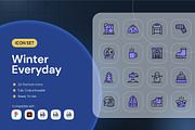 Winter Everyday Icon, a Duotone Icon by Nathaya Studio (Thumbnail 1 of 2)