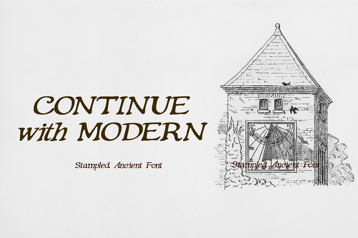 Stampled Ancient - Display Serif, a Serif Font by NuType (Photo 3 of 8)