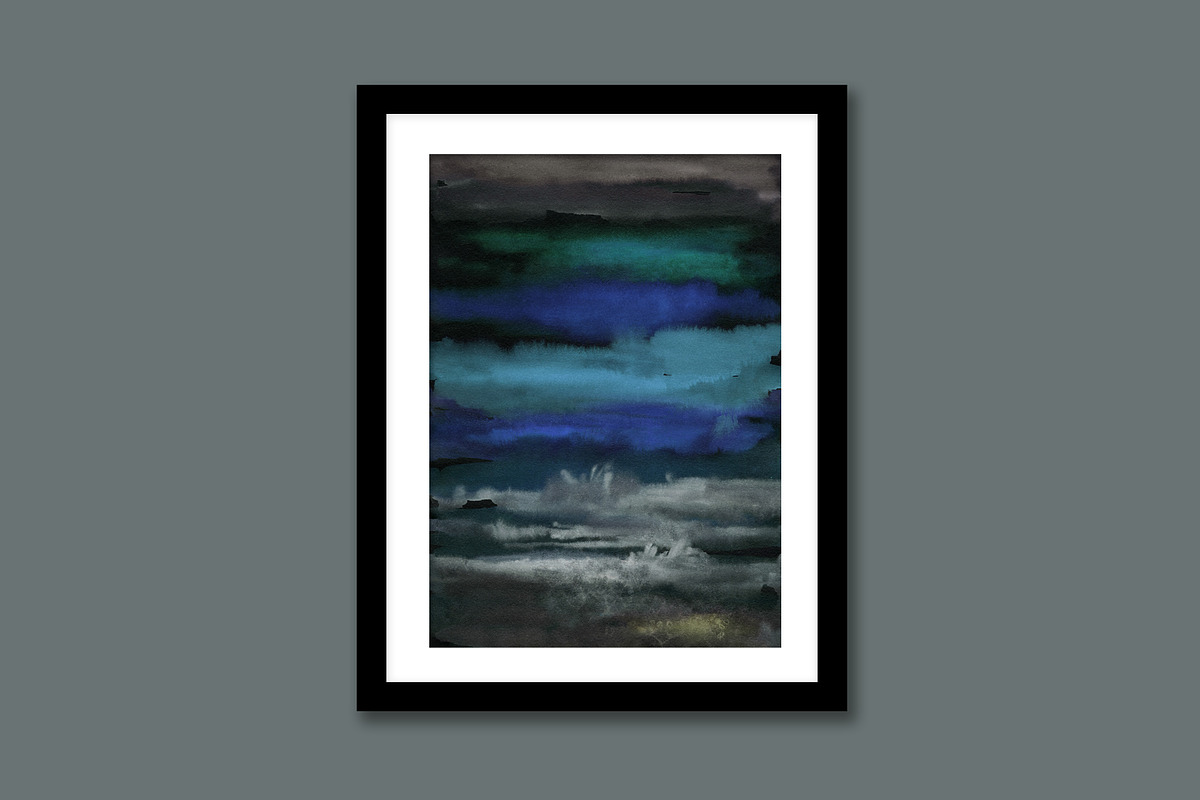Dark Nights - Watercolor Art, a Background Graphic by Marmoris.Arts (Photo 7 of 14)