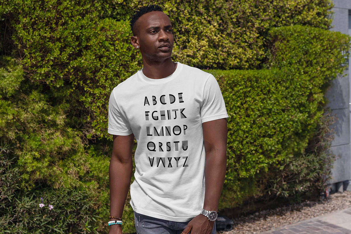 T-Shirt MockUp African Men, a Shirt Mockup by Dikarte.Store (Photo 12 of 14)