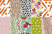 Food Seamless Patterns Collection, a Pattern Graphic by DeepFuze (Thumbnail 2 of 8)