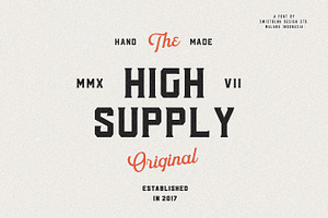 Bouchers Layered Font Bundle