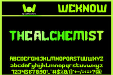 The Alchemist font
