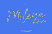 CS Mileya Disco, a Script Font by Craft Supply Co. (Thumbnail 1 of 8)