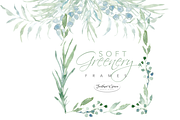 Watercolor Greenery & Wreaths, an Illustration by Feather Grace Designs (Thumbnail 2 of 11)