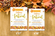 Autumn Festival Flyer Template-V-01, a Flyer Template by Rimana_Templatehive (Thumbnail 1 of 4)