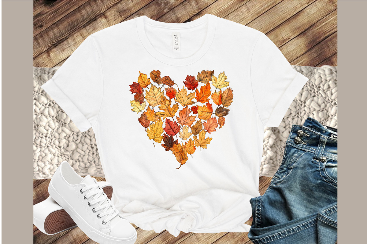Watercolor Fall Leaves Clipart, an Illustration by Sublimation Artist (Photo 4 of 6)