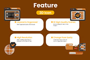 Website 3D Icon Pack, a 3D by baii09 (Thumbnail 2 of 6)