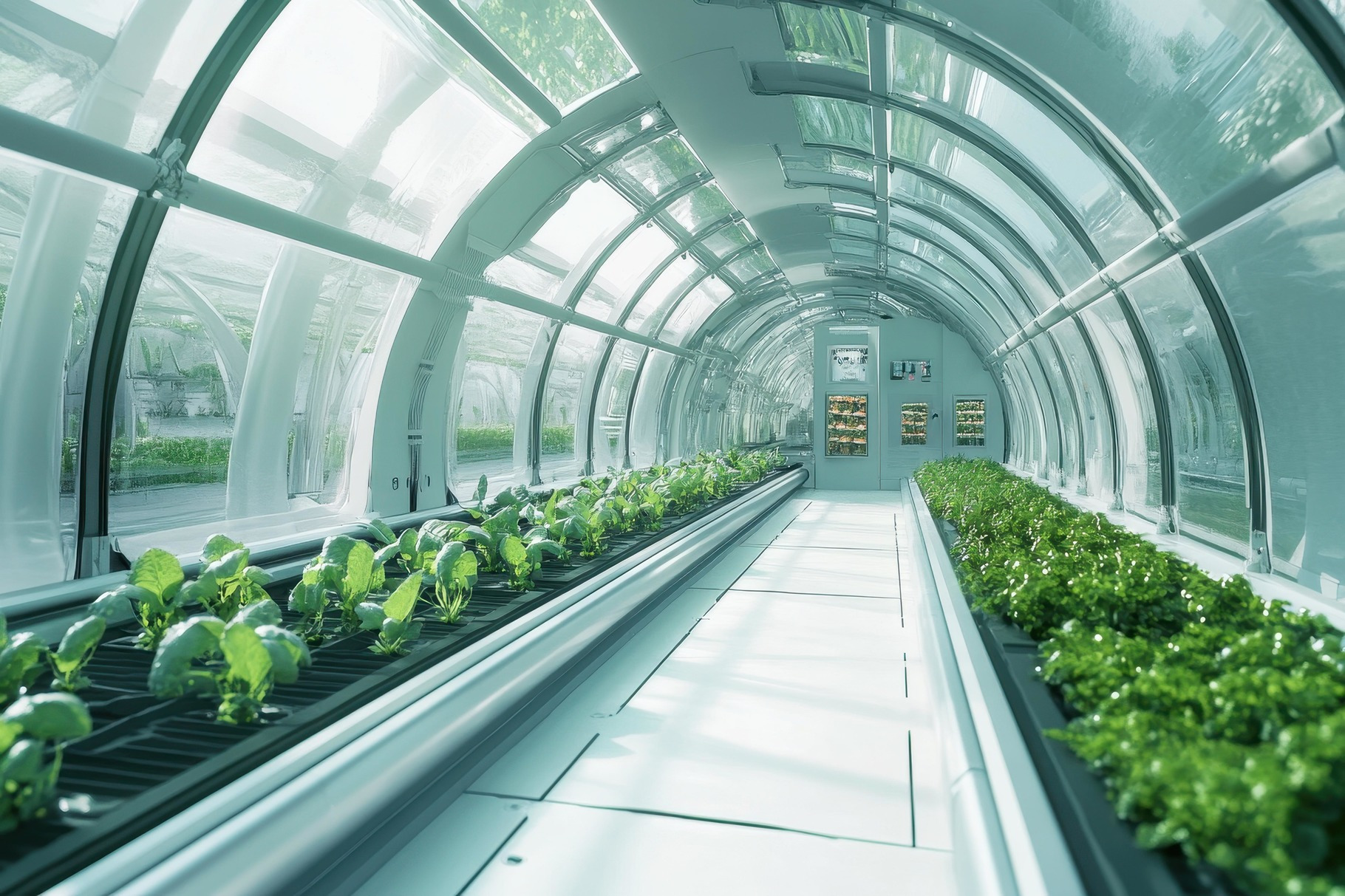 Innovative indoor garden design show, a Photo by Tanuart