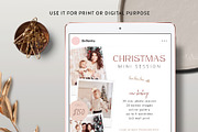 Christmas Mini Session MS082, a Flyer Template by Bellenity Design (Thumbnail 3 of 3)