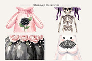 Coquette Halloween Sublimation, an Illustration by Artnoy (Thumbnail 4 of 8)